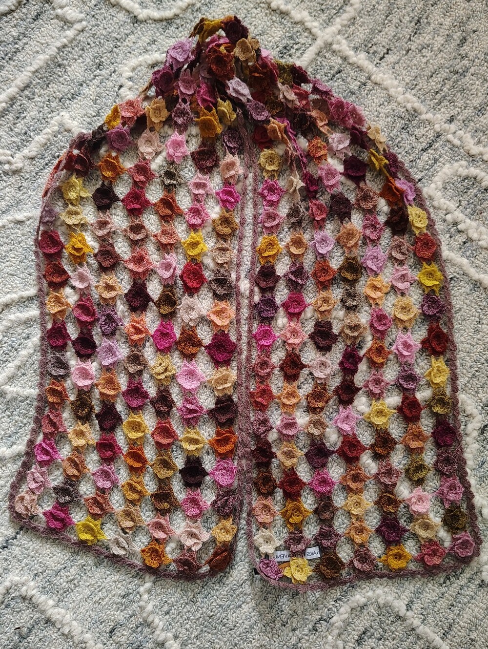 Sophie Digard Wool Hand Crocheted Scarf